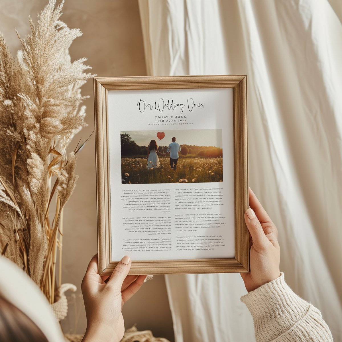 WildSoulPrintCo's tweet image. Your wedding vows deserve more than a drawer 🤍

Turn them into a personalised vow print with your own photo. A timeless wedding keepsake or anniversary gift.

etsy.me/4rvAinb

#WeddingVows #WeddingKeepsake #PersonalisedGift #WeddingGift #AnniversaryGift #SmallBusinessUK