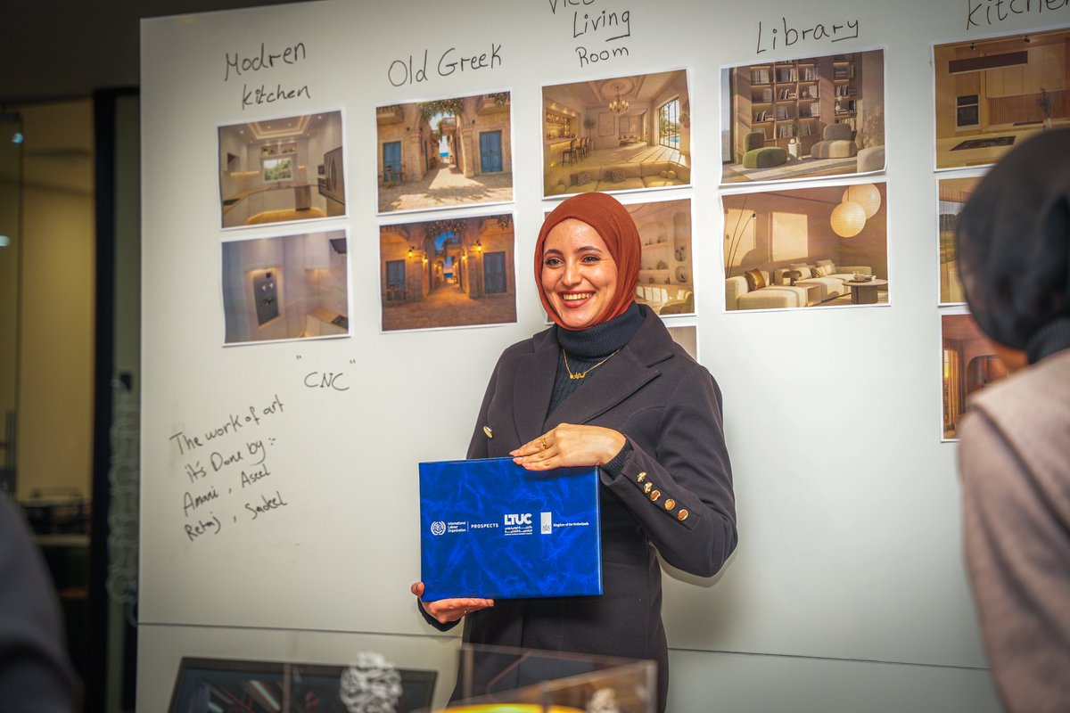 IloProspects's tweet photo. More than 450 young people graduated from the ILO Work-Based Learning (WBL) programme in #Jordan, implemented in partnership with @LTUCJO under the #PROSPECTSpartnership through @DutchMFA. A journey that built practical skills and real workplace experience. https://t.co/tf7JaUO6z2