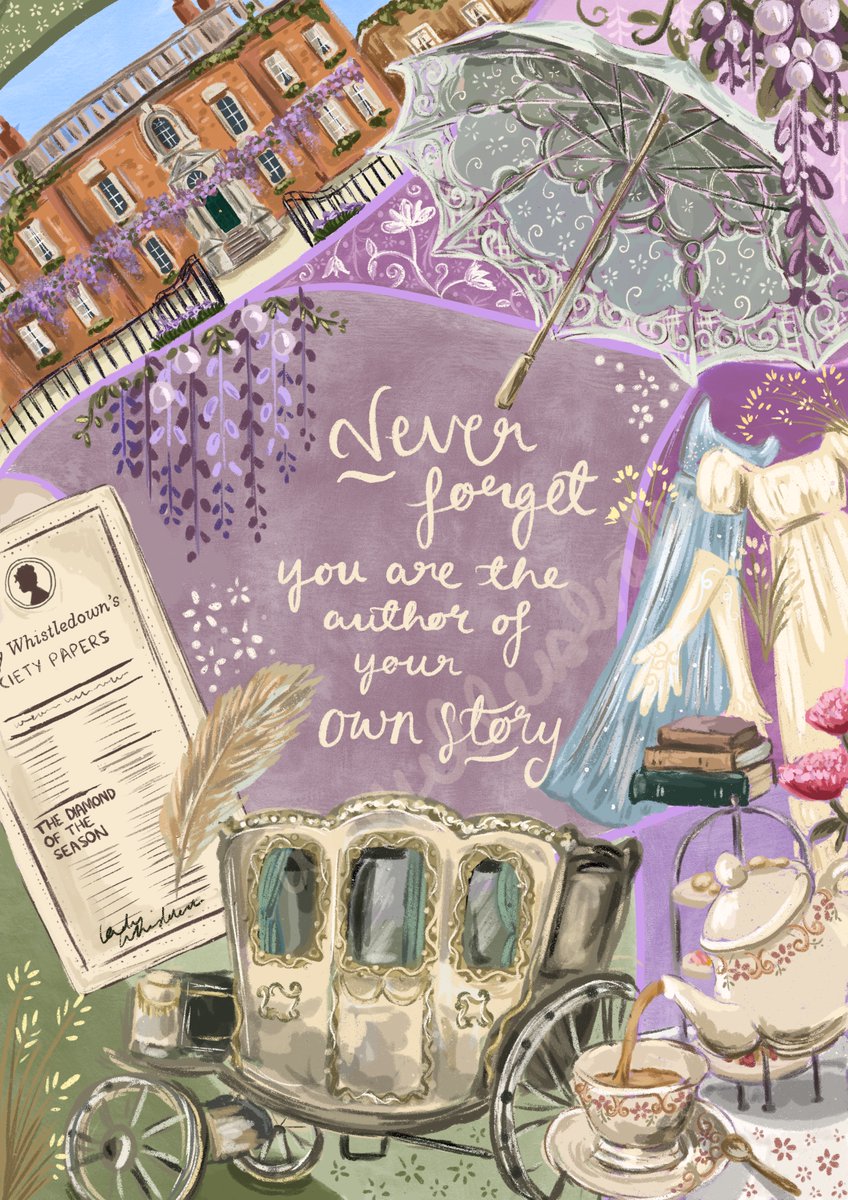 apdesigns6's tweet photo. Never forget, you are the author of your own story 💜✏️

#bridgerton #bridgertons4 #ladywhistledown @bridgerton https://t.co/hxXrQUgQmX