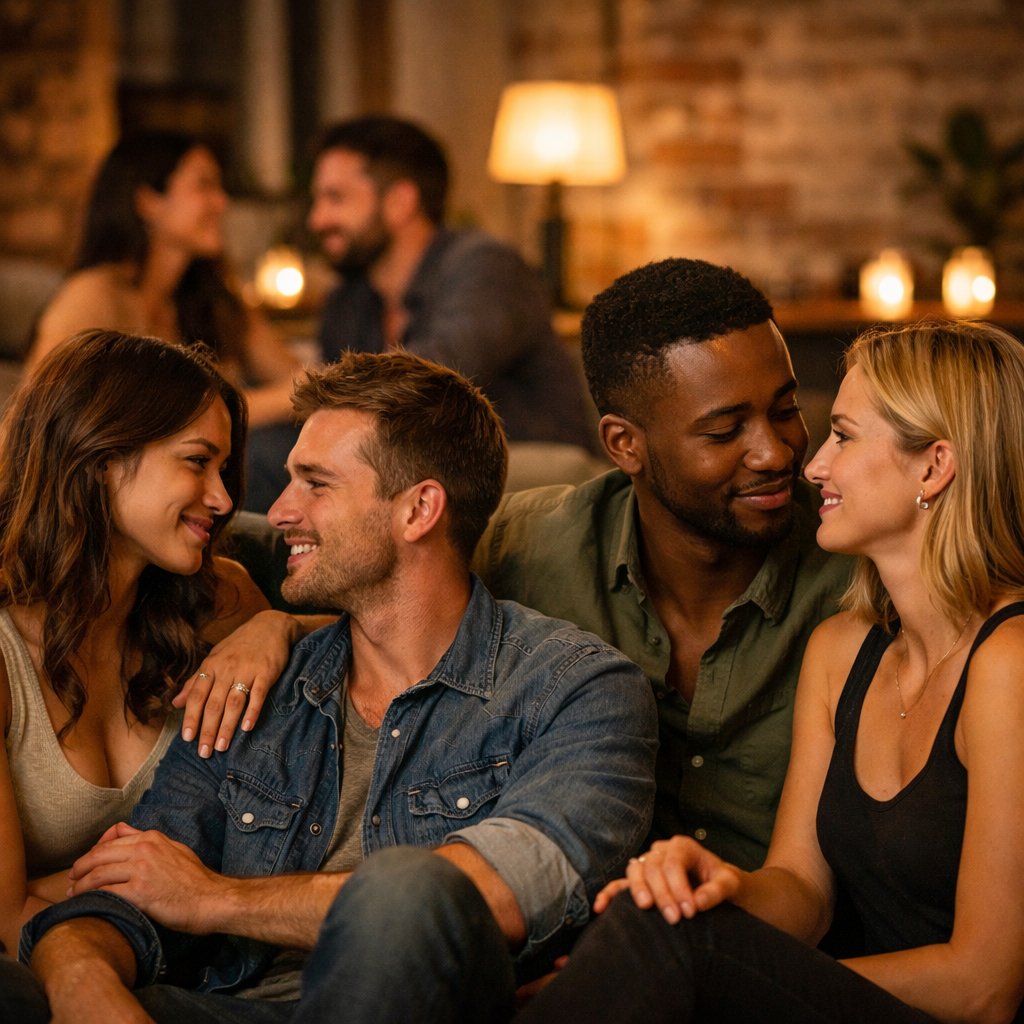 SwingTowns's tweet image. Reimagining the 5 love languages for swinging is about making connection feel safer and hotter at the same time through clearer communication, better boundaries, and more intentional affection that matches what you both need ✨

blog.swingtowns.com/swinging-into-…

#LoveLanguages