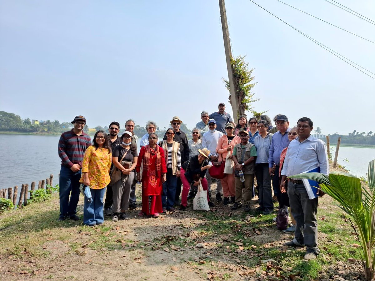 On 1st Feb, INTACH organised The Experiential Visit to East Kolkata Wetland. Members walked from Science City to Chowbaga, Dhapa, Bamanghata Pumping Station, Lal Kuthi; Khayeadaha Panchayat back to assembly point
#WorldWetlandDay #INTACH #EastKolkataWetlands