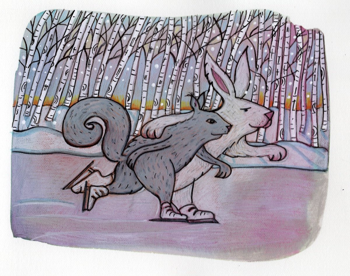 drawstuff's tweet image. Will they win gold this year? #Olympics2026 #goingforgold
#nancycarlsonstudios