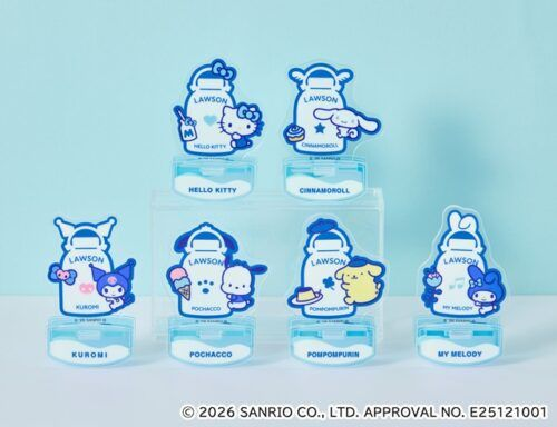 ローソン50周年「サンリオ」コラボ！ブルーバージョンのエコバッグ
