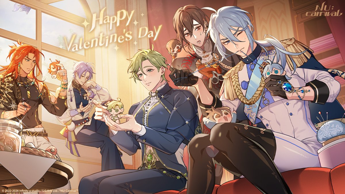 💝 Happy Valentine's Day 💝

Soft fabric, intricate stitches—every thread sewn with the heartfelt devotion of the clan members~ 
Please take care while stitching to avoid pricking your finger or harming the mystery critter. 
We hope Master feels the sweet joy of the season upon