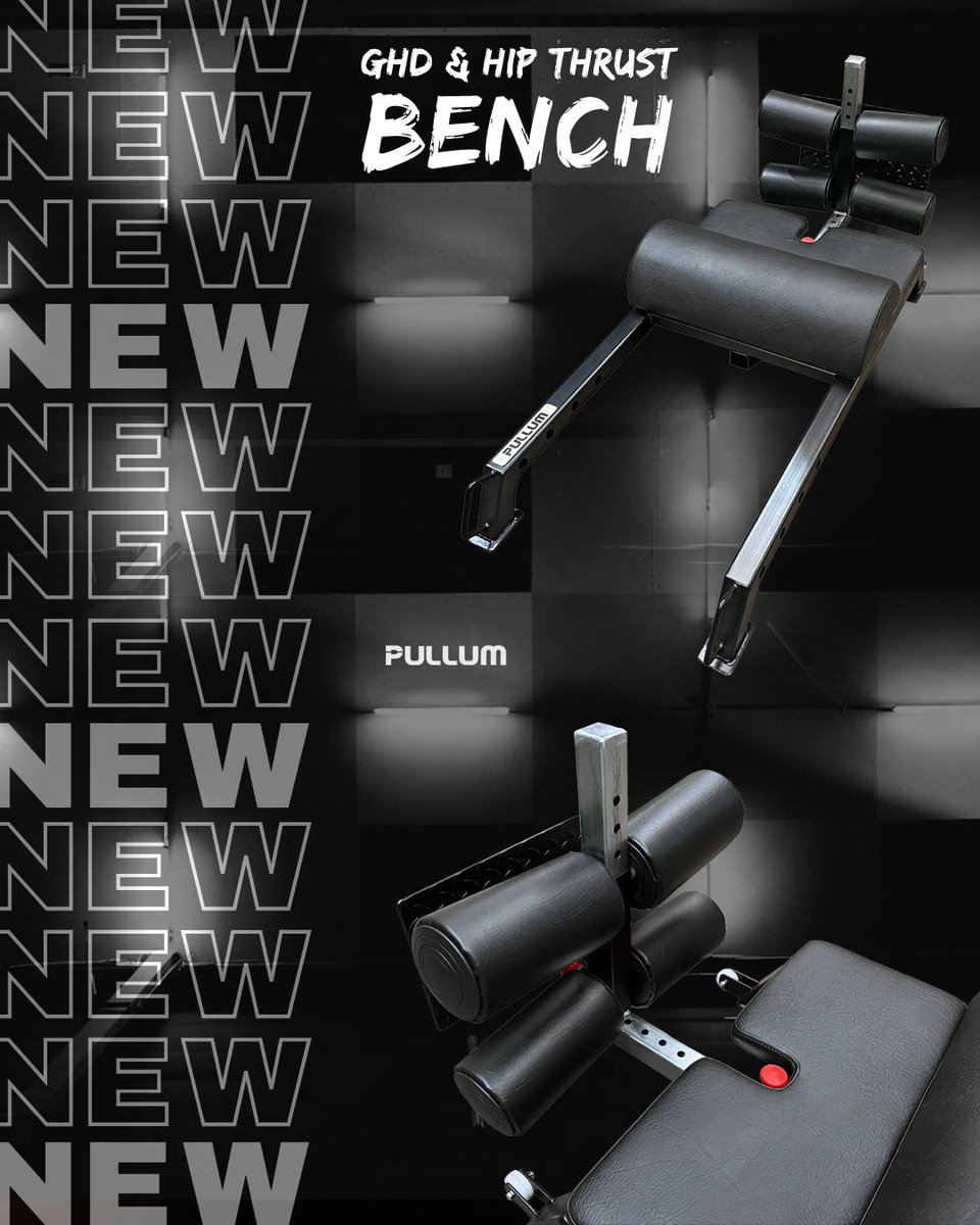 PullumGymKit's tweet photo. Two complete stations, no compromises.

The Pullum GHD &amp; Hip Thrust Bench saves space, boosts value, and withstands heavy daily use.

This bench is ideal for strength and conditioning gyms, personal training studios, and performance centres across the UK.

#GHD #HipThrustBench https://t.co/RcsJcasf6D