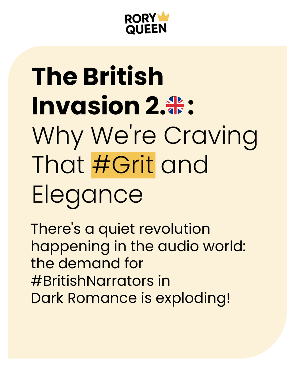 rory_queen901's tweet photo. Listeners are searching 4 that texture only a human voice can provide Like the growl of @ShaneEast or the elegance of @RuthUrquhart Who´s your go-to British voice 4 a long weekend listen? #UKVoices #BookTok2026 #Audiobooks #RoryQueen #NarratorLove #BritishInvasion #VoiceTexture https://t.co/p9Wd28tz9H