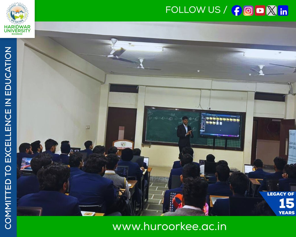 HURoorkee's tweet photo. (GLE) for https://t.co/UmKMfd1ioY Third Year students under IBM Skills Build for Academia (SB4Academia) in collaboration with IBM.
#HaridwarUniversity #HURoorkee #SuccessfullyOrganized #IBMSkillsBuild #SB4Academia #IBM #GuidedLearningExperience https://t.co/0r2N2I0DJq