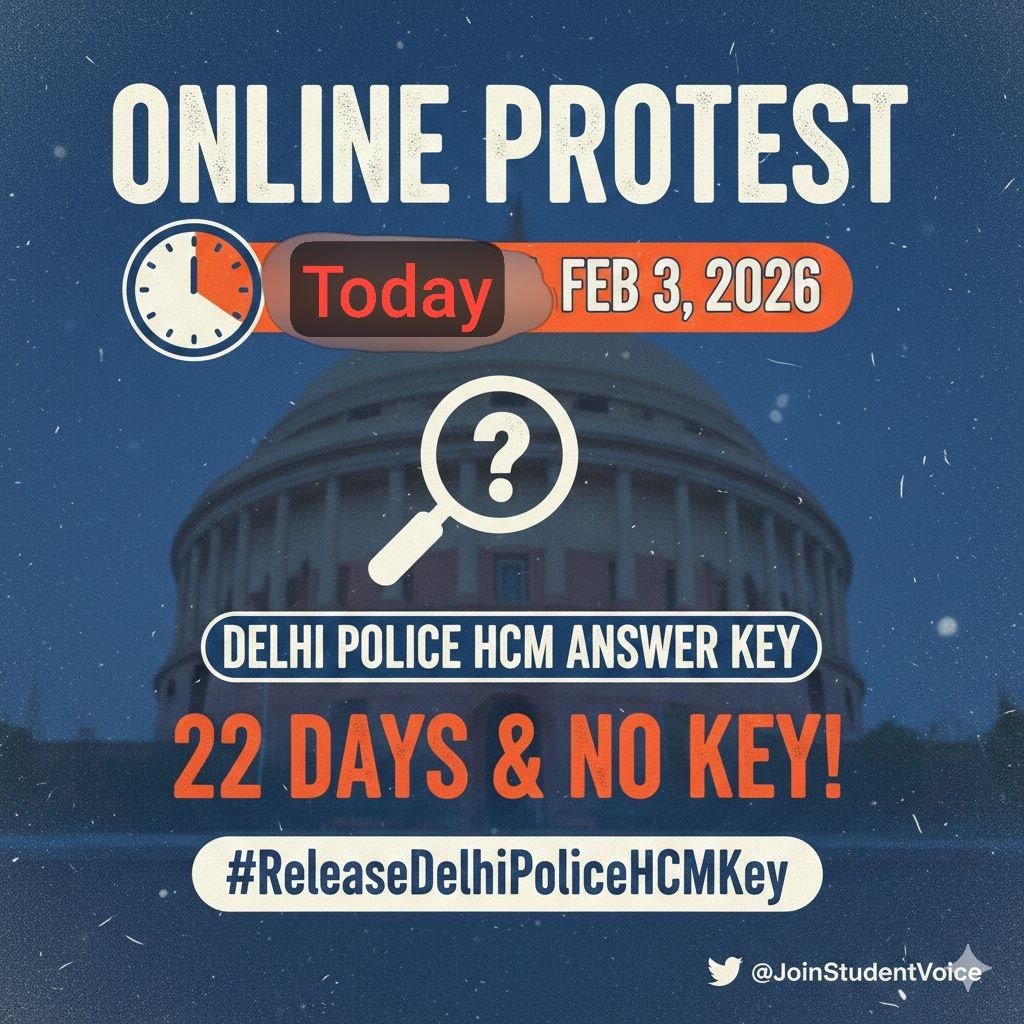 AjSaini76097228's tweet photo. #ReleaseSSCDPHCMAnswerKey
#SSCAnswerKeyKabAayegi
#DelhiPoliceHCM
@SSC_GOI @narendramodi @AmitShah @DelhiPolice https://t.co/kBzyHg4R2b