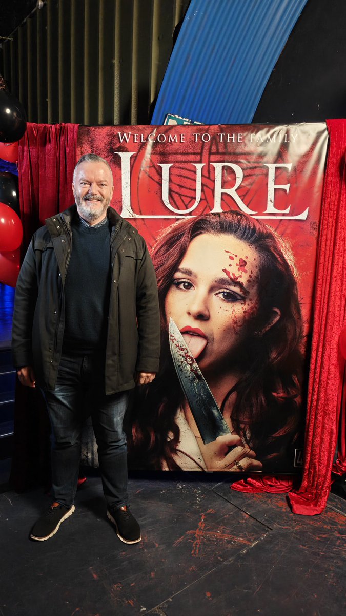 butchermatt's tweet photo. Last night's entertainment. The first ever screening of feature film 'Lure'. PBA client @patgarrett777 was in it. Very gory and extremely well done on a micro budget by the talented team including Oliver Cox and Reece Richardson. https://t.co/pP70lNZuAC