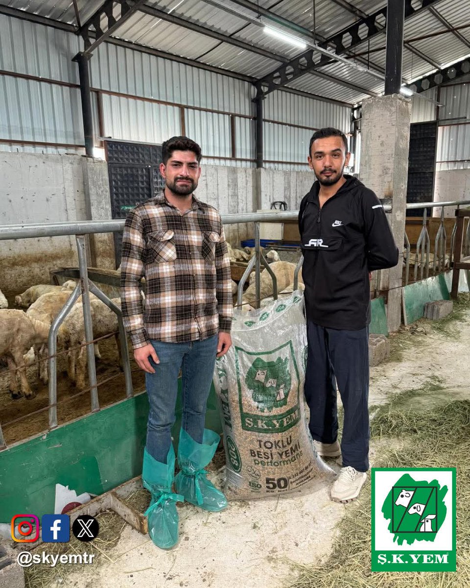 Konya, Çarıklar mahallesinde küçükbaş yetiştiriciliği yapan müstahsilimiz Hasan Selvi beyi işletmesinde ziyaret edip, rasyon kontrollerini yaptık. Kendisine hayırlı işler diliyoruz. #şkyem bereketli olsun. #besi #süt #hayvancılık #yem #konya #küçükbaş #koyun
