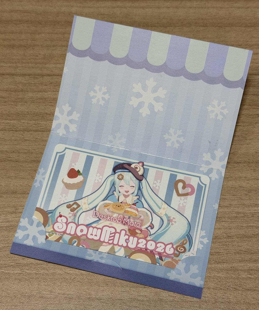 ❄️2/5(木)発売予定❄️ Desktop Mate 雪ミク「SNOW MIKU 2026 Ver