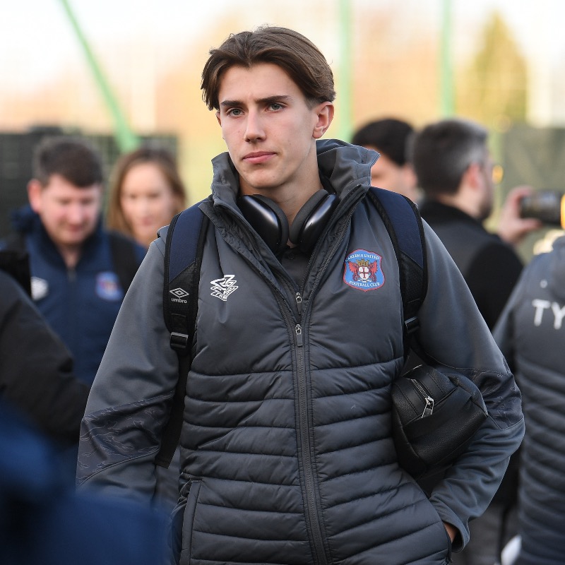 officialcufc's tweet photo. ✍️ Carlisle United are delighted to announce that Seb Mason has signed his first professional contract, enabling him to join Queen of the South on loan.

Best of luck in Scotland, Seb! 🤝