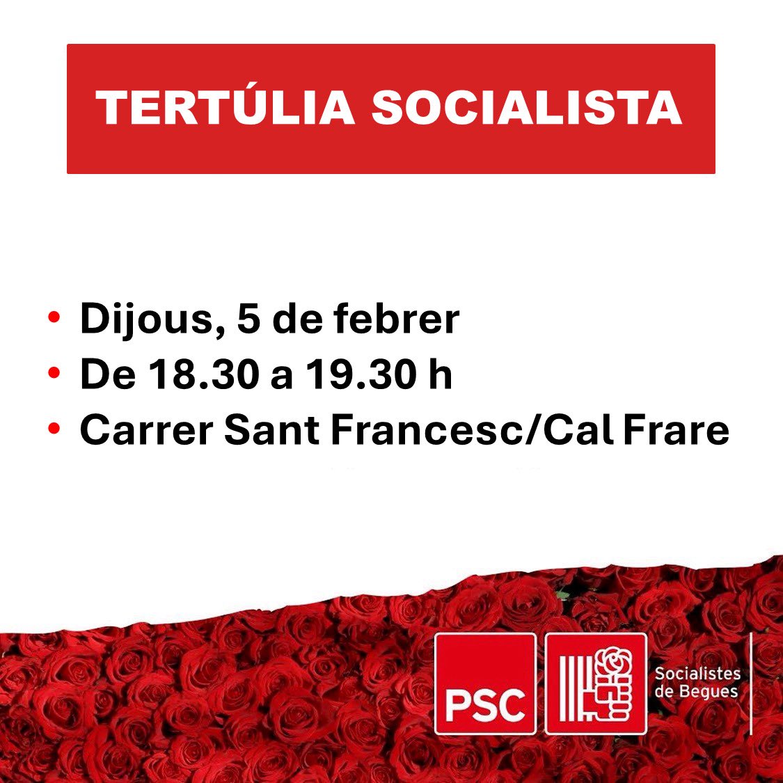 Socialistes de Begues tweet media