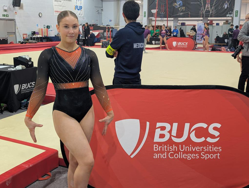 Congratulations to Team Sunderland Elite Athlete Laura Nelson who won a bronze medal at the BUCS Gymnastics Championships in Leicester 🥉 🤸 

Laura finished 3rd in the vault en route to finishing 8th overall 🙌🏻 

Well done Laura from all at Team Sunderland 👏 

#WeAreSun #Belong