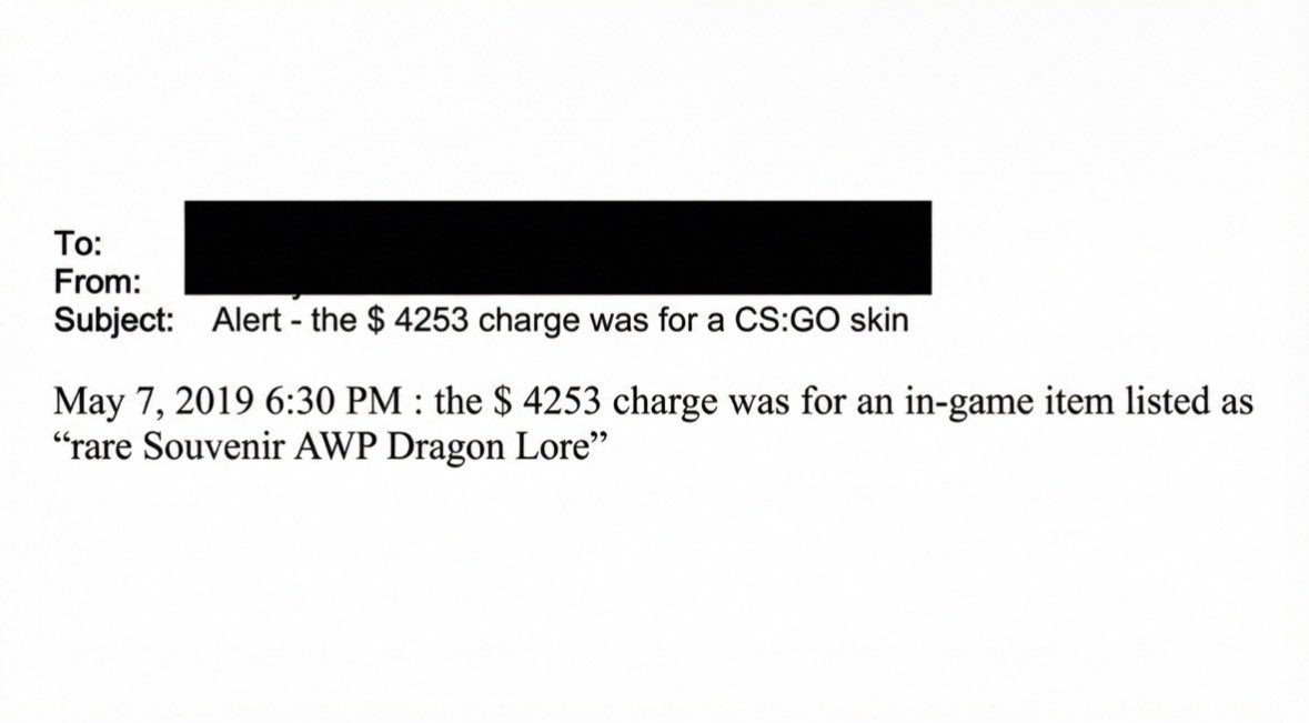 RazedEsport's tweet image. Jeffery Epstein spent $4253 on a Dragon Lore in CS:GO