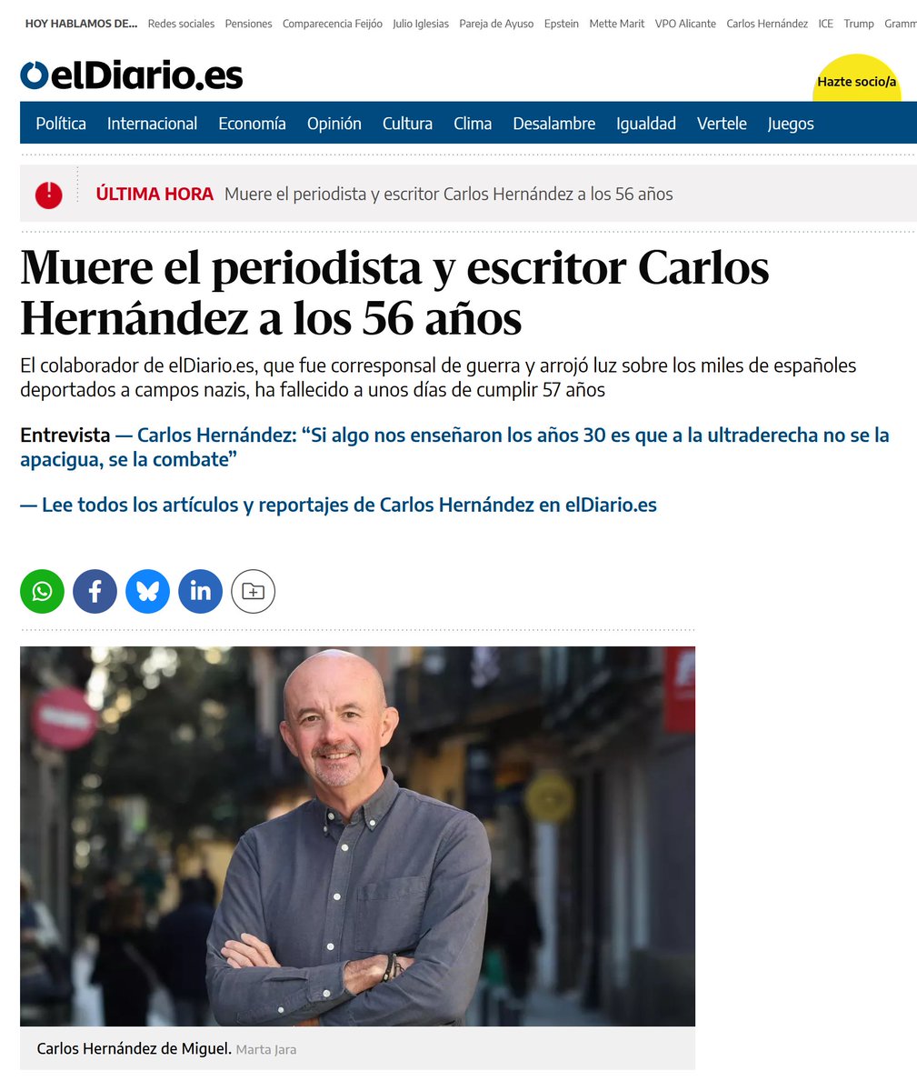 IStolpersteine's tweet photo. Ha fallecido Carlos Hernández. 

Gracias, Carlos, por todo lo que luchaste por recuperar la memoria de los 🔻 #deportados #RotSpanier y por habernos enseñado tanto...

Un ejemplo y, sobre todo, un amigo.

Muy tristes.   🟨

https://t.co/y2vyJAjaPC https://t.co/EOKXA6iSbn