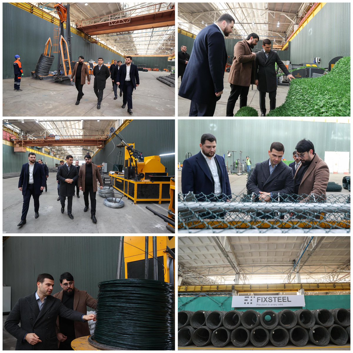 MammadovOrkh's tweet image. Güclü sənaye güclü #KOB-larla formalaşır. Müəssisə ziyarətlərimiz çərçivəsində polad məhsullar istehsal edən 'Fixsteel' MMC-də iş prosesi və məhsul çeşidləri ilə tanış olduq. Sahibkarla bazarın tələbləri, ixrac və dövlət dəstəyi barədə fikir mübadiləsi apardıq.