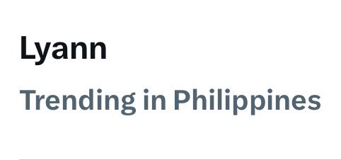 Trending si Lyann hahahaha