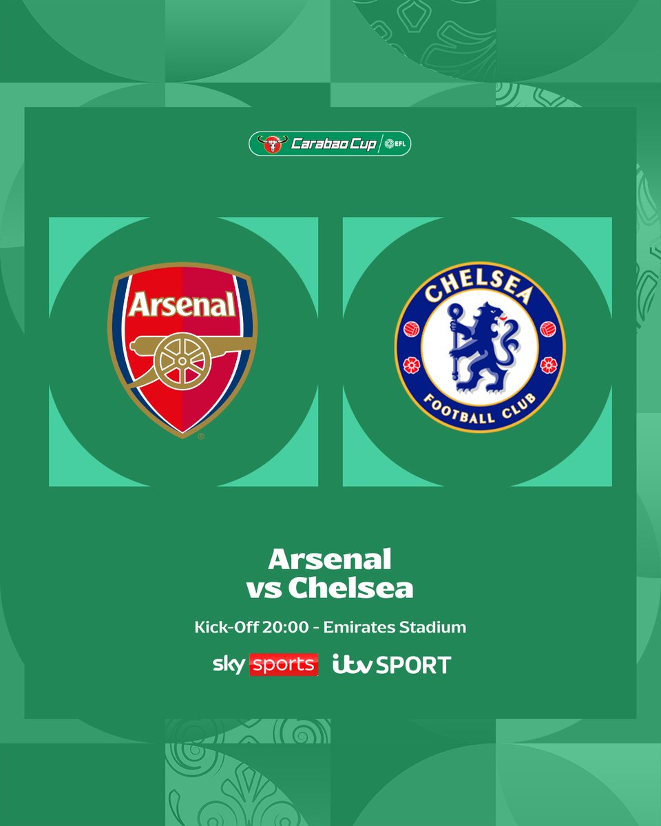 아스널 vs 첼시 카라바오컵 4강 2차전 안내 이미지
