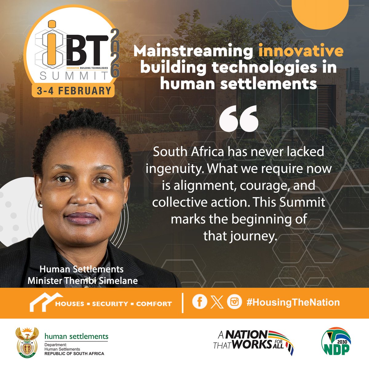 Department of Human Settlements tweet media