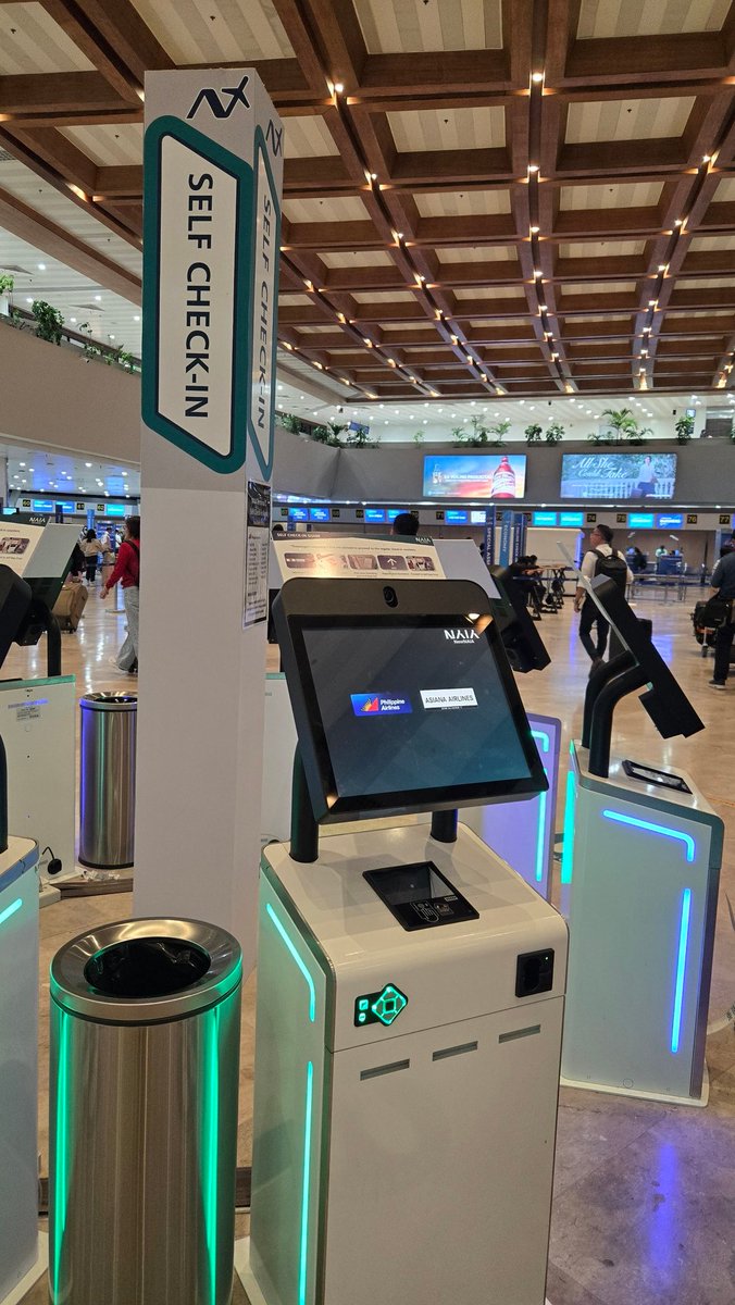 prettytin's tweet image. I'm happy that we have this in NAIA Terminal 1. It makes check-in faster