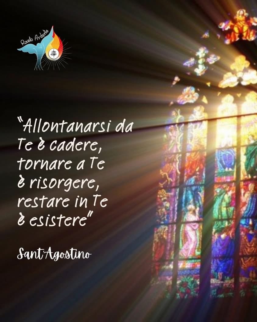 "Allontanarsi da Te è cadere, tornare a Te è risorgere, restare in Te è esistere"

#santagostino 
Amen! 🔥❤️🙏🏻 #rovetoardenteleuca