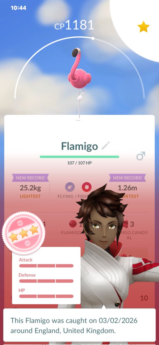 New Pokemon released, get a perfect. 😎 #PokemonGO