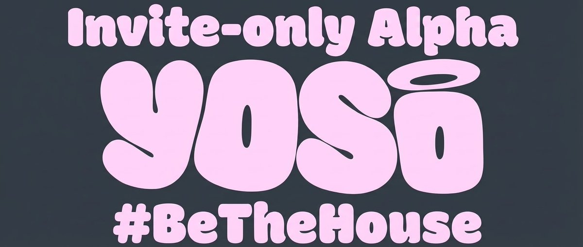 🫡 Quick note on Yoso Alpha &amp; invite codes

We’ve been receiving a large volume of invite code requests, so we’d like to clearly explain how Yoso Alpha is managed.

Alpha is intentionally kept small — not for exclusivity, but to protect signal quality, market behavior, and the