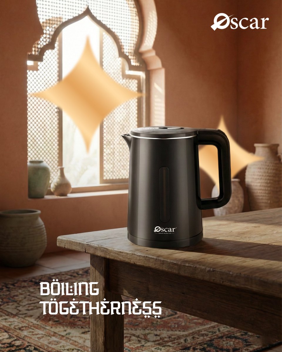 OscarGlobal_org's tweet image. صب السعادة وارتشف الدفء

Pour happiness and sip warmth

#oscar #homeapliances #SmartKitchen #ramadan2026 #RamadanOffers #kettle #SmartHome