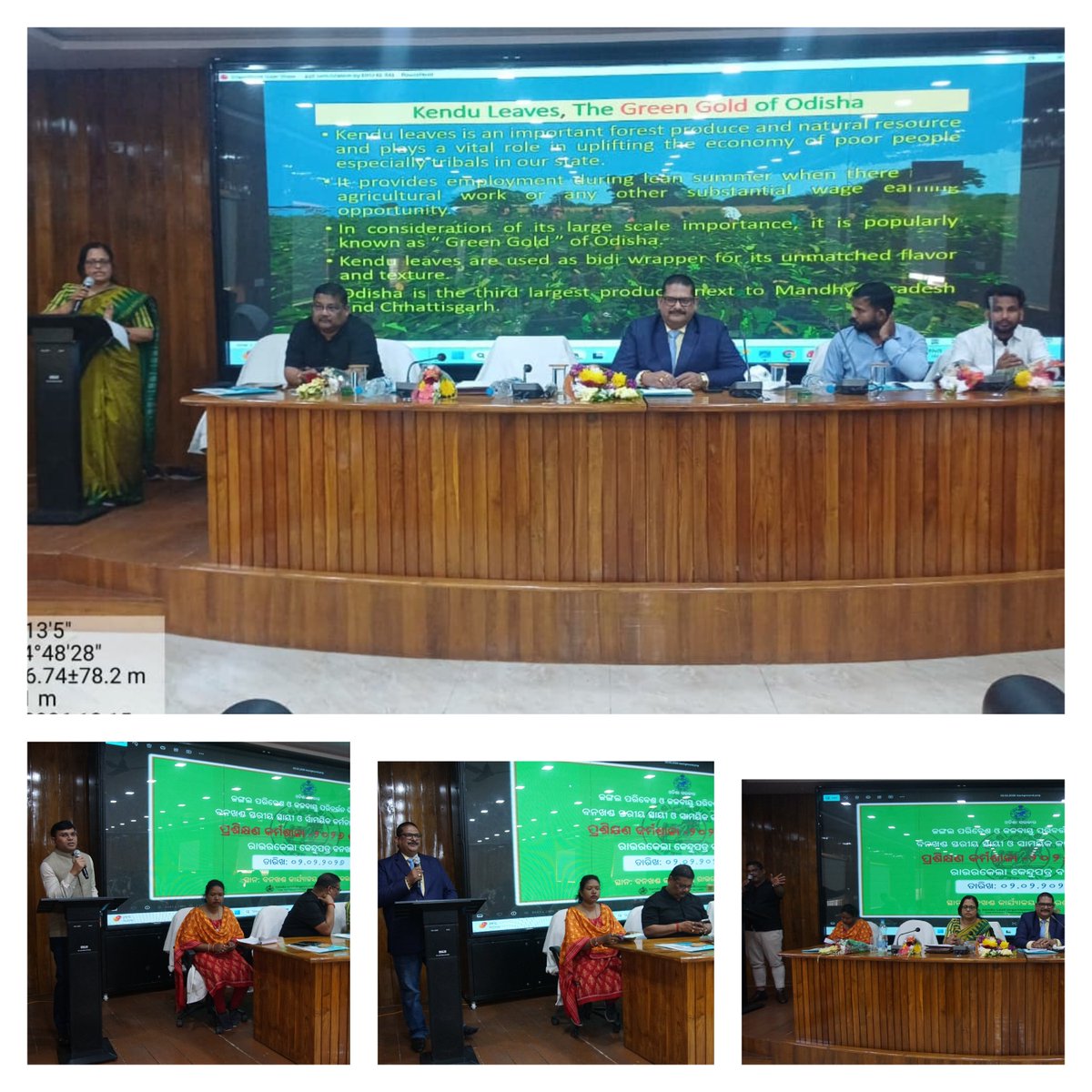 dforkl's tweet photo. Divisional Level Sensitization Meeting for CY-2026 of Rourkela K.L. Division held on 02.02.2026. Staff were briefed and sensitized by esteemed guests, staffs were felicitated, and preparedness for the 2026 Kendu Leaf Crop Year was strengthened. 🌿 https://t.co/WvTQuy7PnK