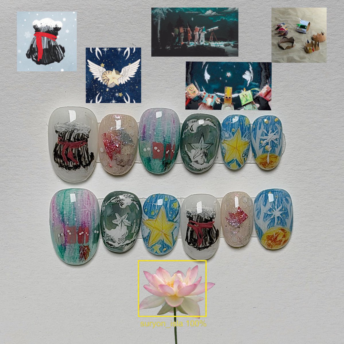 수련해석 🧸🦄

투바우 범규 커버곡 앨범 표지와 txt 뮤비, 콘서트 이미지 참고하여 동화 같은 컨셉의 네일팁 작업했습니다!