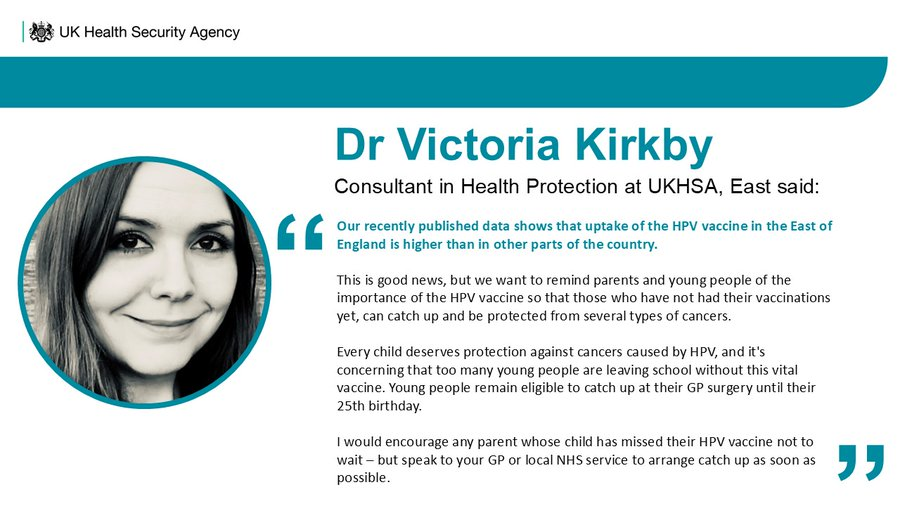 UKHSA East of England tweet media