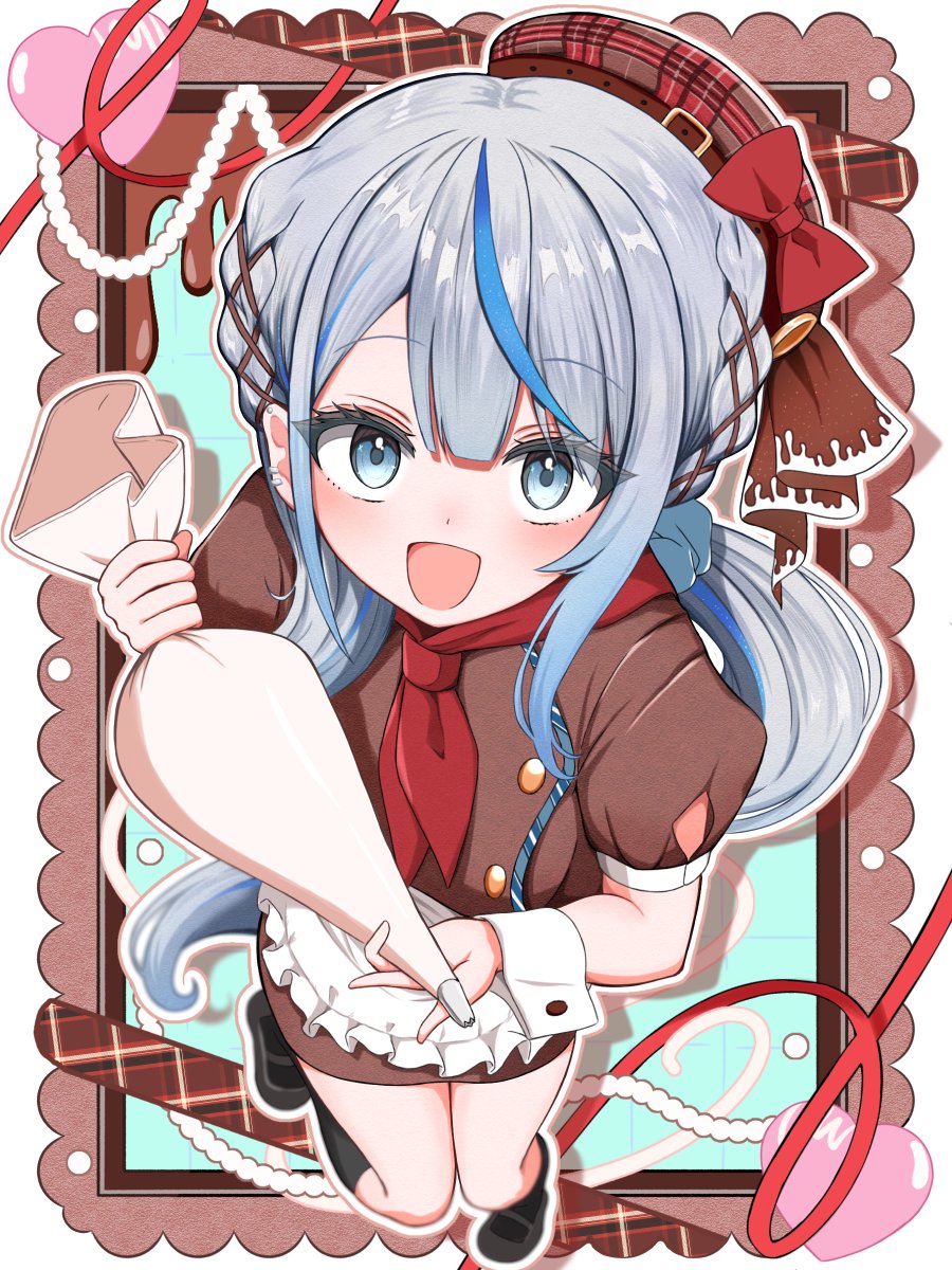 ちょこルカちゃん☔️🐬🍫 #描いていルカ