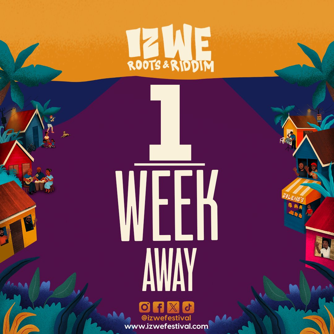 The count down is on! 🔥🔥🔥

IZ WE
Tue 10 February, 2026
Queen's Park Savannah
POS, Trinidad
Gates open at 6PM

🎟️ Popeyes, Häagen-Dazs, Bagalito, Jade Monkey Bar, Tobago, izwefestival.com