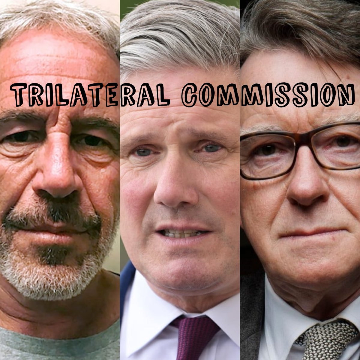 seicilop's tweet image. When is corrupt Keir Starmer getting held to account?! Starmer, Mandelson and Epstein were all members of the non-democratic elitist minded invite only Trilateral Commission. #ConflictOfInterests #Treason