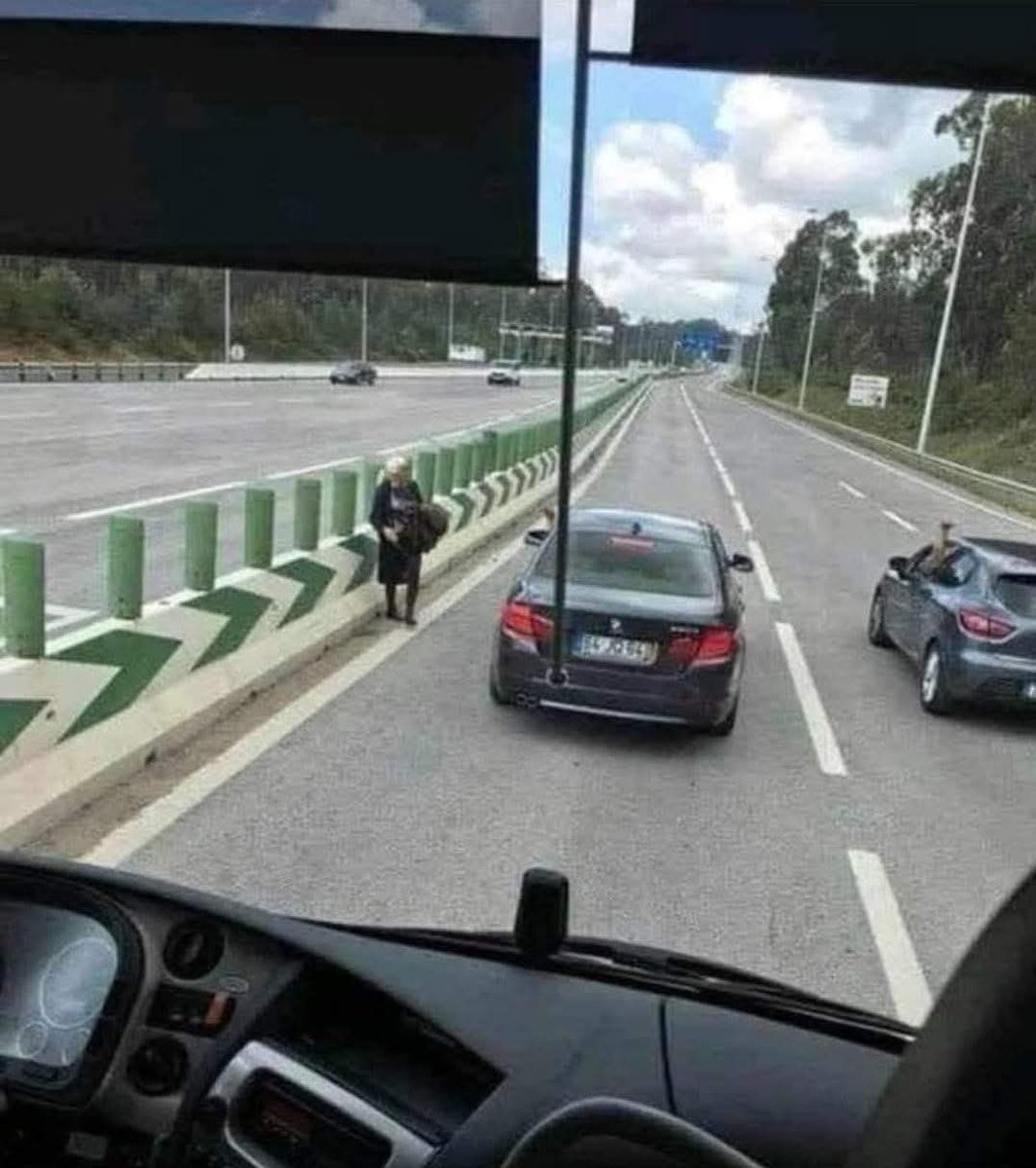 ZorGabor's tweet image. Agradecia a quem deixou a sogra na A1 a venha buscar.
Eu até compreendo, mas não se pode. A sério.