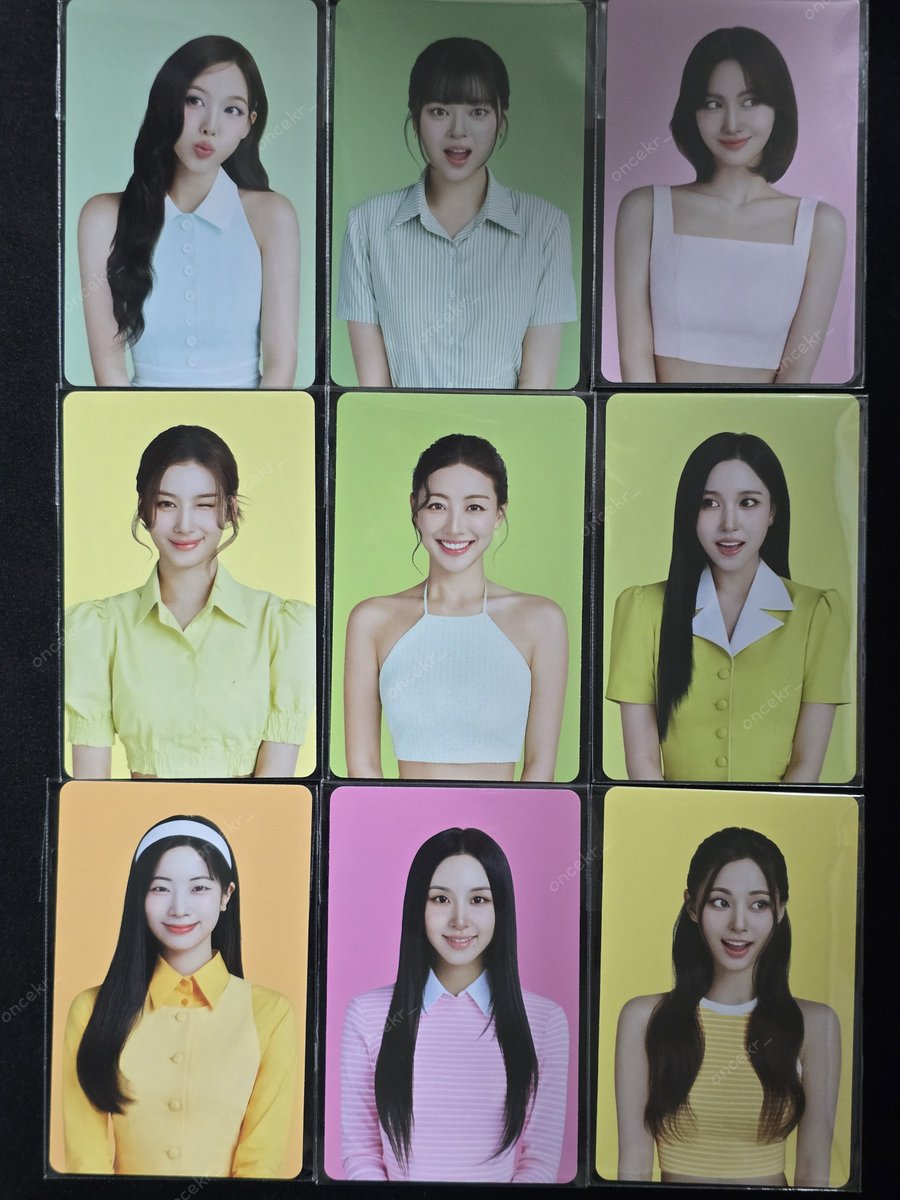 9종셋 완성
교환해주신 분들 감사합니다