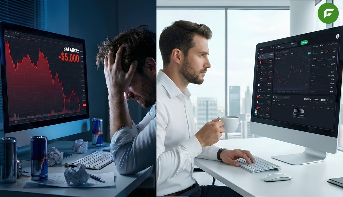 try2bfunded's tweet photo. 90% of new traders lose money in their first year. 📉
The culprit? They jump into live trading without real practice. You wouldn't perform surgery after watching YouTube videos. Why trade that way?
Here's how to actually prepare yourself
#T2BF #DemoTrading #practicemakesperfect https://t.co/4l3DNrNQjE