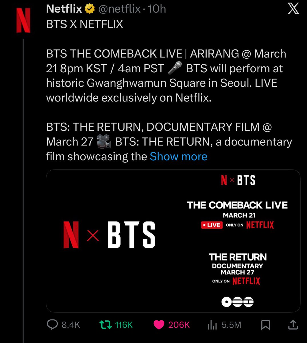 tksovers's tweet image. 3M+ on Insta and 200K+ on twt in less than 12 hours…insane