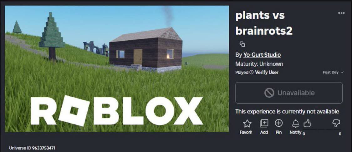 fleks3518252's tweet photo. Plants vs. Brainrots 2 — a new place on Roblox🇨🇦

A Jandel Game sequel has been confirmed — Plants vs. Brainrots 2 is already in the works as a new place on Roblox 🌱 https://t.co/ZxBfBXE7yg