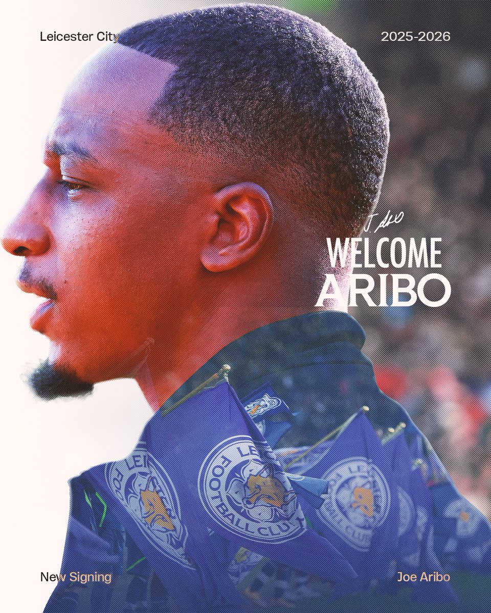 rlrlrl35's tweet photo. Welcome Joe Aribo🦊
#leicestercity #joearibo #smsports https://t.co/tS5idSCKJF