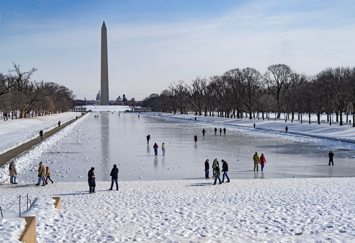 capitalweather's tweet image. Good Tuesday morning! How about several hours above freezing today? But then a little snow possible this evening, and back to the deep freeze this weekend.

The forecast highlights:

* First, highs should reach the mid-30s to near 40 this afternoon! Warmest in a while, but still…