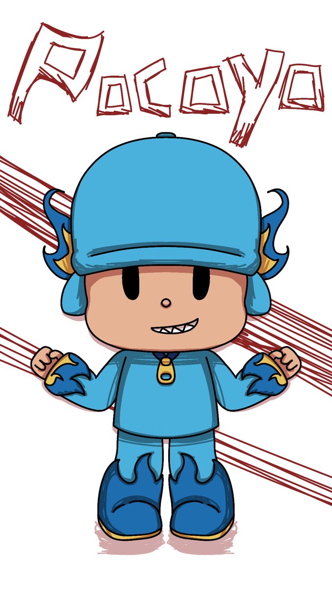Pocoyo fire-34r #pocoyo #fanmade #fanart