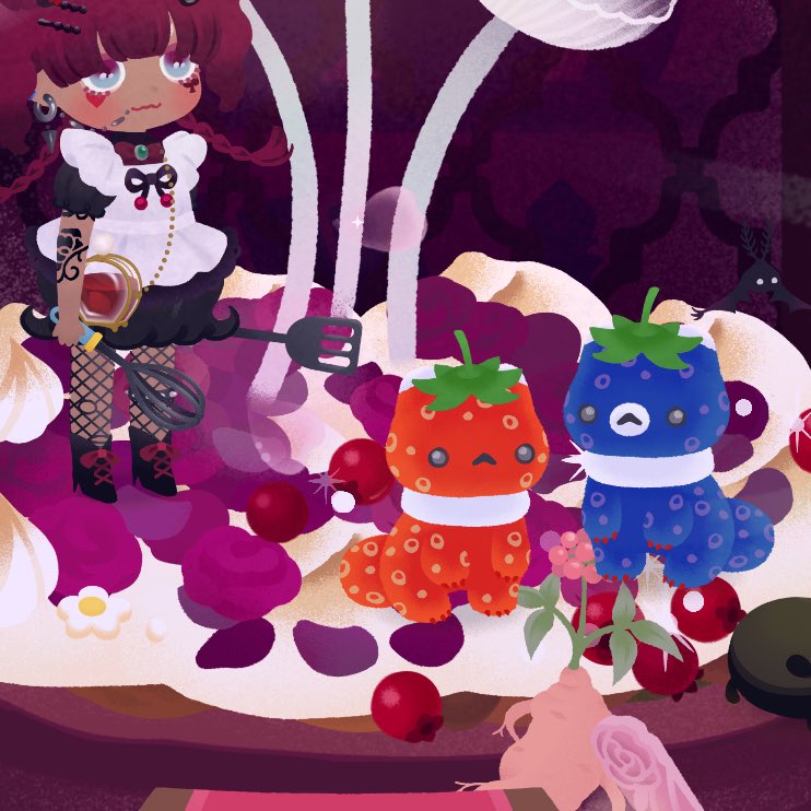 我が家のおいしそうなリヴリー達🍓🫐
#Livly