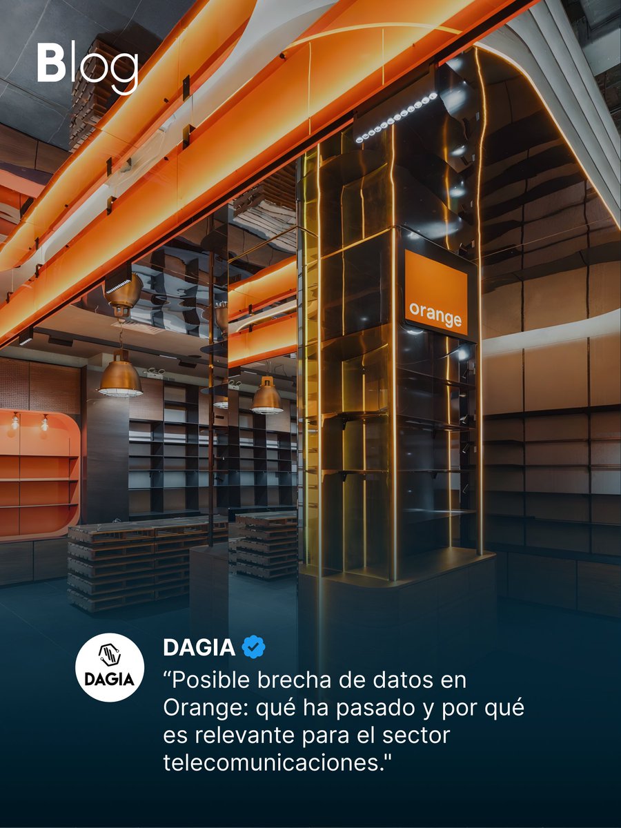 ProyectoDAGIA's tweet photo. Cuando una operadora cae, el impacto no es solo técnico: es estratégico.
La incidencia en Orange apunta a riesgos reales de exposición de datos en infraestructuras críticas.

En DAGIA analizamos cómo detectar accesos anómalos antes de que escalen a crisis.
.
.
.
#Telecom #DAGIA https://t.co/psJJwgcLKS