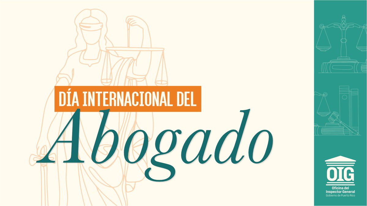 La OIG celebra el esfuerzo y la dedicación continua de las y los abogados que se desempeñan en las distintas áreas programáticas.

Sus aportaciones son esenciales para garantizar una gestión eficiente de las políticas institucionales y el alcance de nuestras funciones.

#OIGPR