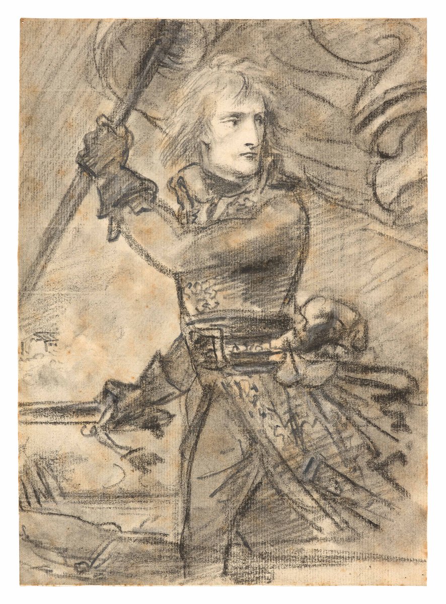 Artcurial's tweet photo. Rediscovery of a French masterpiece 🇫🇷

On March 25 at 2:30pm, Artcurial will offer at auction a drawing by Antoine-Jean Gros depicting General Bonaparte at the Pont d’Arcole on November 15, 1796, a preparatory study for the painting now preserved at the Château de Versailles. https://t.co/A6ugMLZS81