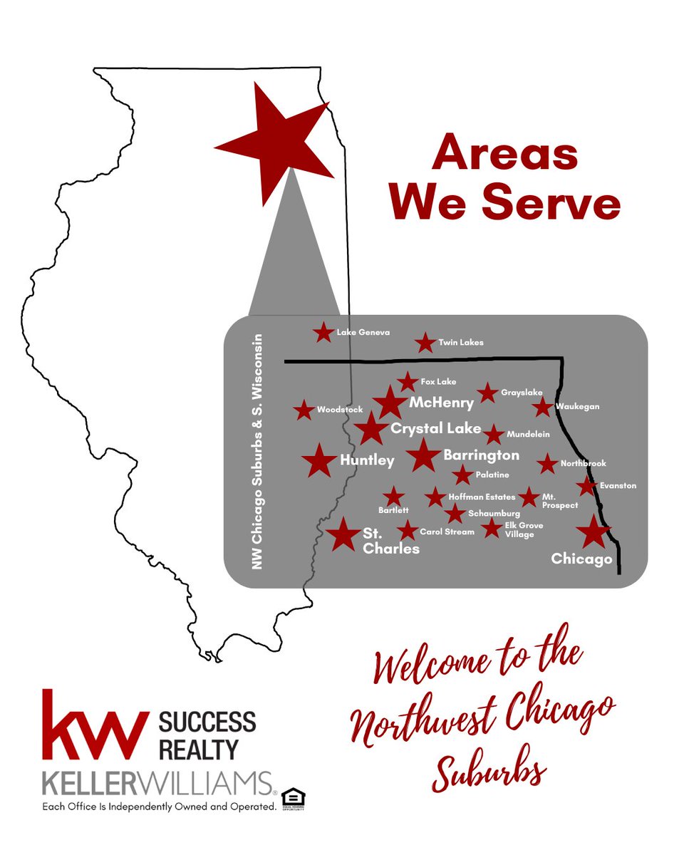 KWSuccessRealty's tweet photo. From Northern Illinois and Southern Wisconsin to referral partners across the globe, we've got you covered with an expert that can make your next move the best one yet! https://t.co/x2ckPCth2Y
