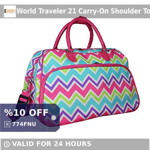Luggage_Factory's tweet image. Elevate your travel game with the World Traveler 21" Rolling Duffel in Pink Trim Chevron Multi! Stylish, functional, &amp;amp; ready for adventure. Sold at a steal for $67.31, grab yours now! 🌍✨ #TravelTotes #CarryOn #WorldTraveler shortlink.store/itz0zwppptvy