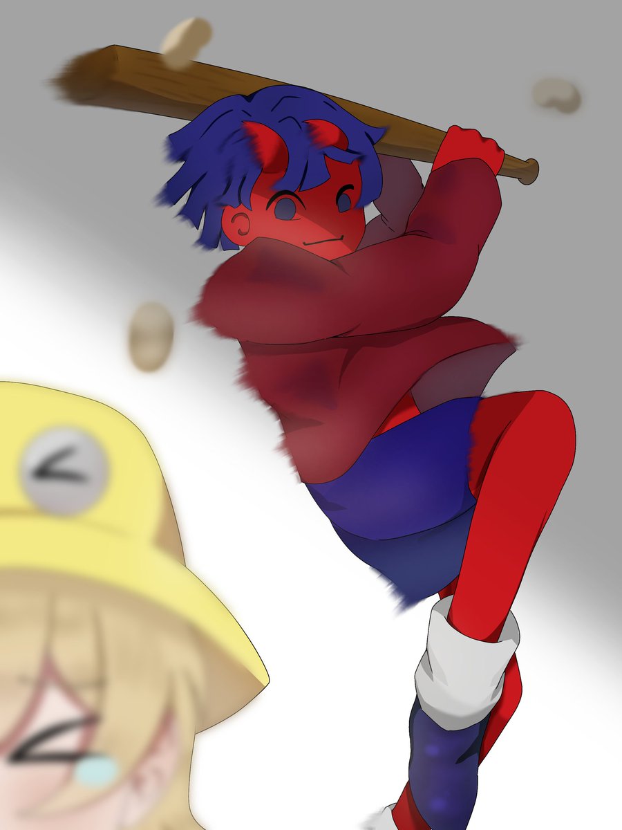 #絵ンどるぴん #50人イラフト この鬼は多分豆も効かない